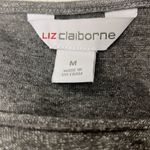 Liz Claiborne Silver Elbow Slight Puff Sleeve Tee w/ Gold Buttons- Med- NWOT Photo 7
