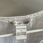 Elegant White Women's Swim Coverup Size L Photo 1