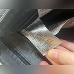 Levi's Stretchy Legging Jeans Metallic Gold Glitter Black Denim Grunge Sz 11/30 Photo 13