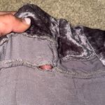 Velvet Long Sleeve Robe Gray Size L Photo 1