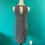 Old Navy  mini black and white floral pattern mini dress in size medium Photo 3