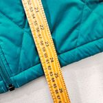 Oakley  Quilted Vest Women's L G Teal Full Zip Puffer Padded Athleisure Photo 3