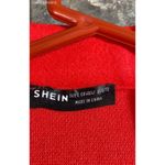 SheIn Red Women's Button Up Jacket - Double Pocket - Size 8/10 Photo 3