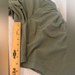 Aritzia Tna Gunmetal Green Organic Cotton High Waist Pleated Granite Shorts Sz 6 Photo 5