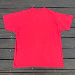 Polo Ralph Lauren Red  Cotton T-Shirt w/ Chest Pocket and Embroidered Logo Flag Photo 3