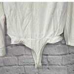 Paige Boatneck Long Sleeve Bodysuit Womens Size XS White Off Shoulder Photo 3