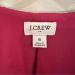 J.Crew  Ruffle V-Neck Long Sleeve Blouse Women's Small Raspberry Boho‎ Hippie Photo 3