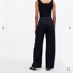 Madewell  The Harlow Wide-Leg Pant in True Black Size 4 NWT Photo 2