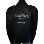 Hard Rock Cafe Save The Planet New York leather moto jacket Photo 4
