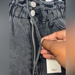 Forever 21 NWT  Paperbag Black Denim Shorts Size 28 Photo 5