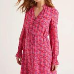 Boden NWT | Evangeline Floral Print Mini Dress in Camellia | 10P Pink Photo 1