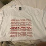 jesus loves you tee White Size L Photo 0