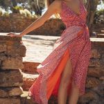 Hutch  flutter wrap midi summer dress size XS Photo 1