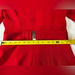 I am gia I.AM.GIA Bold Red Mariah Blazer size Small Silver Tone Buckle Photo 7