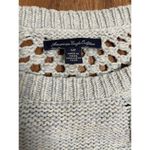 American Eagle light blue all-over eyelet sweater- small Photo 2