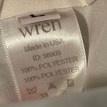 Anthropologie Wren  Printed Ikat Kimono Open Back Dress Size L Blue Photo 4