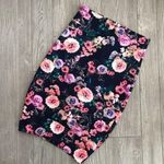 Carmen Marc Valvo  floral body-con fitted skirt small Photo 0