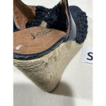 Lucky Brand Woman’s Rilo Crochet Platform Wedge Sandal Navy 7 M Photo 7