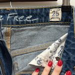 Free People Denim Fringe Skirt Photo 2