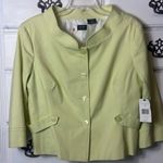 Y2K Nicole by Nicole Miller Denim Blazer‎ Green Size 16 Photo 1