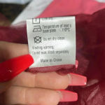 Alisa‎ Pan Burgundy 14 Tulle Flowy Skirt Sheer Knee Length Whimsical Holiday Photo 6