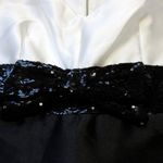 Kate Spade NWT Sequin Bow Fit-and-Flare in Black Cream Faille Dress 6 $429 Photo 4