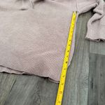 Aerie  Cozy up brown waffle knit hooded oversized sweater Photo 3