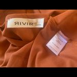 NWOT shoulder pads maxi tee dress size M Brown Size M Photo 2