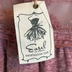 easel  Los Angeles Sheer Lace Tunic Size Large Dusty Pink Sheer Lace Mix Chic NWT Photo 8