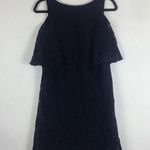 Nanette Lepore Blue Lace Cold Shoulder Mini Dress Photo 11
