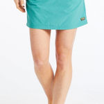 L.L.Bean ‎ Skort Women's XL Turquoise Blue Outdoor Pull On Elastic Waist Photo 0