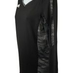 Adidas Women's Volleyball Quickset Long Sleeve V-Neck Jersey Black Size Small Photo 2