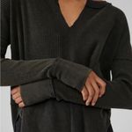 Free People Like New We The Free Monterey Thermal Top Mushroom Oversized Small Photo 4