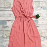 Elie Tahari Coral Wrap Tie Bow Dress Photo 2