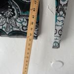 INC International Concepts Shirt Y2k XS Sheer Mesh Long Sleeve Going Out Top Green Photo 5