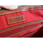 Dooney & Bourke VTG  Zip Pebble Grain Leather Dome Satchel Top Handle Bag Black Photo 9