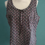 Tommy Hilfiger  Teapot Print Button Detail Tank Top Size Large Photo 0