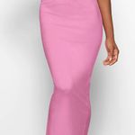 SKIMS NWT  Maxi bubble gum pink skirt medium Photo 0