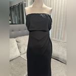 🌸AMTIOUS ruched stretch long dress ✨ Black Size L Photo 8