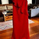 Jessica Howard  Women's Ruffled One-Shoulder Sheath Gown 14 Photo 0