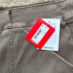 Spanx  4” Stretch Twill Shorts Women’s Size Large Taupe Brown NWT Flattering Fit Photo 1