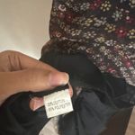 annabelle floral print short sleeve ruffle hem dress women black red yellow Size M Photo 7