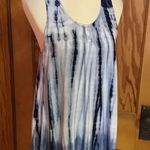 Tryst Hippie Chic Blue Tie Dye Tank Top Photo 7