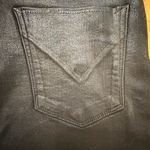 Hudson Jeans  Barbara High Rise Coated Bootcut Flare Jeans Black Womens Size 27 Photo 3