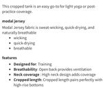 Lululemon  Turn To Tie Tank Top Gray Size 6 Scoop Neck Cropped Modal Cotton Photo 4