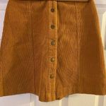Soprano  mustard yellow corduroy button up skirt Photo 2