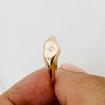 10k solid gold ring heart minimalist ❤️ Ring Size 7.5 ❤️ Rose gold Heart with cubic zirconia ❤️ Photo 0