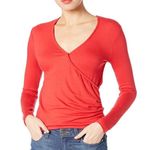 Cupcakes and Cashmere  Knit Interlock Wrap Top M NWOT Photo 10