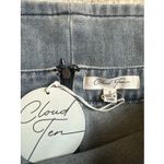 Cloud Ten  Denim, Mini Skirt With A Cut-Out, Rhinestone Fringe‎ Embellishment S Photo 6