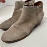 Sam Edelman Beige Leather Ankle Boots Women's 6 Booties Fall Classic Boho Shoes Photo 2